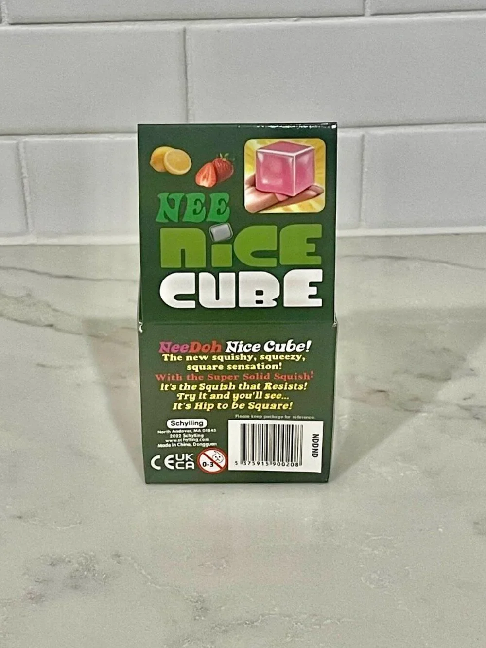 Starbucks Needoh Nice Cube Squishy Stress Relief Toy Strawberry Açai Lemonade